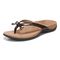 Vionic Bella - Women's Orthotic Thong Sandals - Brown Croc Syn - Left angle