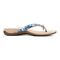 Vionic Bella - Women's Orthotic Thong Sandals - Blue Palm - 4 right view