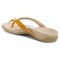 Vionic Bella - Women's Orthotic Thong Sandals - Sunflower - Back angle