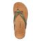 Vionic Bella - Women's Orthotic Thong Sandals - Army Green - Top