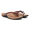 Vionic Bella - Women's Orthotic Thong Sandals - Port - Pair