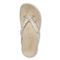 Vionic Bella - Women's Orthotic Thong Sandals - Cream Botanical - Top