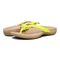 Vionic Bella - Women's Orthotic Thong Sandals - Yellow Patent Croc - pair left angle
