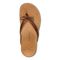 Vionic Bella - Women's Orthotic Thong Sandals - Brown-Floral - Top