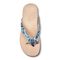 Vionic Bella - Women's Orthotic Thong Sandals - Blue Palm - 3 top view