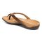 Vionic Bella - Women's Orthotic Thong Sandals - Brown-Floral - Back angle