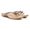Vionic Bella - Women's Orthotic Thong Sandals - Rose Gold Metallic C - Pair