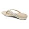 Vionic Bella - Women's Orthotic Thong Sandals - Cream Botanical - Back angle