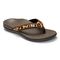 Vionic Tide II - Women's Leather Orthotic Sandals - Orthaheel - Brown Leopard - 1 main view