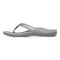 Vionic Tide II - Women's Leather Orthotic Sandals - Orthaheel - Pewter Metallic - 2 left view