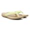 Vionic Tide II - Women's Leather Orthotic Sandals - Orthaheel - Pale Lime - Pair