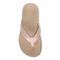 Vionic Tide II - Women's Leather Orthotic Sandals - Orthaheel - Pale Blush - 3 top view