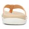Vionic Tide II - Women's Leather Orthotic Sandals - Orthaheel - Apricot - Back