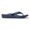 Vionic Tide II - Women's Leather Orthotic Sandals - Orthaheel - Navy - 4 right view