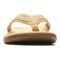 Vionic Tide II - Women's Leather Orthotic Sandals - Gold Cork