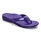 Vionic Tide II - Women's Leather Orthotic Sandals - Orthaheel - Dark Purple - 1 main view