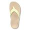 Vionic Tide II - Women's Leather Orthotic Sandals - Orthaheel - Pale Lime - Top