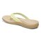 Vionic Tide II - Women's Leather Orthotic Sandals - Orthaheel - Pale Lime - Back angle