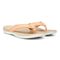 Vionic Tide II - Women's Leather Orthotic Sandals - Orthaheel - Apricot - Pair