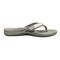 Vionic Tide II - Women's Leather Orthotic Sandals - Orthaheel - Grey  Floral Outer Side