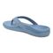 Vionic Tide II - Women's Leather Orthotic Sandals - Orthaheel - Blue Shadow - Back angle