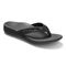 Vionic Tide II - Women's Leather Orthotic Sandals - Orthaheel - Black - 1 main view