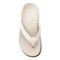 Vionic Tide II - Women's Leather Orthotic Sandals - Orthaheel - White - 3 top view