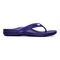 Vionic Tide II - Women's Leather Orthotic Sandals - Orthaheel - Dark Purple - 4 right view