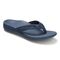 Vionic Tide II - Women's Leather Orthotic Sandals - Orthaheel - Navy - 1 main view