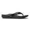 Vionic Tide II - Women's Leather Orthotic Sandals - Orthaheel - Black - 4 right view