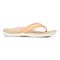 Vionic Tide II - Women's Leather Orthotic Sandals - Orthaheel - Apricot - Right side