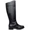 OluKai Makawao - Women's Tall Boots - Black/Black
