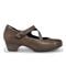 Aravon Portia Comfort Mary Janes by New Balance - Brown - Side