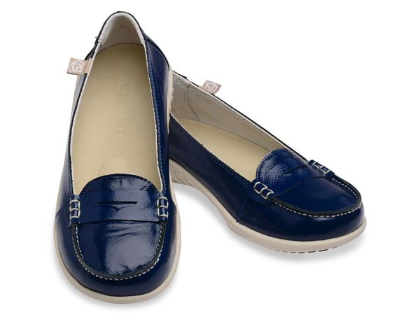 Spenco Penny Supportive Loafers - Navy - 3