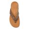 Vionic Floriana Women's Thong Sandals - Bronze Croco - 3 top view