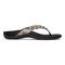 Vionic Floriana Women's Thong Sandals - Grey Snake - 4 right view