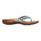 Vionic Floriana Women's Thong Sandals - Teal Snake - 4 right view