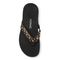 Vionic Floriana Women's Thong Sandals - Black Crocodile - 3 top view