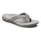 Vionic Tide Rhinestones - Supportive Thong Sandals - Pewter - 1 main view