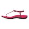 Vionic Lizbeth Women's T-strap Orthotic Sandal - 2 left view Raspberry Snake