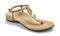 Vionic Lizbeth Womens T-strap Sandal - Gold Cork