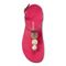 Vionic Lizbeth Women's T-strap Orthotic Sandal - 3 top view Raspberry Snake