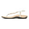 Vionic Lizbeth Women's T-strap Orthotic Sandal - Npa White Metallic  Sdl Med