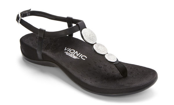 Vionic Lizbeth Womens T-strap Sandal - Black