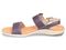 Spenco Alex Women's Strap Orthotic Sandals - Purple