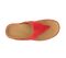 Strive Maui - Women's Supportive Thong Sandals - Scarlet - Overhead