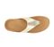 Strive Maui - Women's Supportive Thong Sandals - Gold Metallic - Overhead