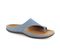 Strive Capri - Women's Supportive Sandals with Arch Support - Denim - Angle