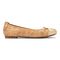 Vionic Spark Minna - Women's Casual Shoes - Gold Cork - 4 right view