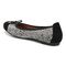 Vionic Spark Minna - Women's Casual Shoes - Black/white - Back angle